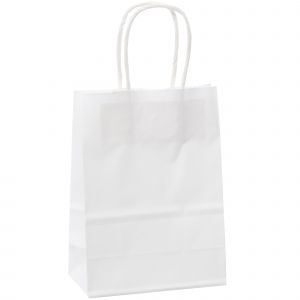 WPHB0596 White Paper Handle Bags - 5