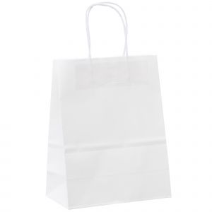 WPHB0896 White Paper Handle Bags - 8