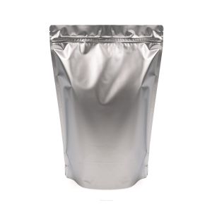 ZBGM6S Metallized Silver Stand Up Zipper Pouch - 9
