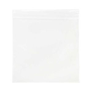 ZC1212V 2 Mil Crystal Clear Zip Bags – 12” x 12” (With Vent Hole)