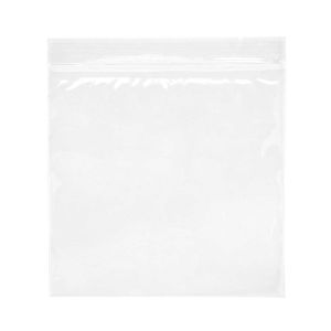 ZC12HV 2 Mil Crystal Clear Zip Bags – 12 ½” x 12 ½” (With Vent Hole)