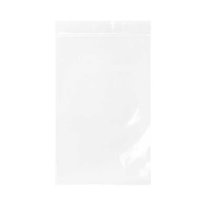 ZC57V 2 Mil Crystal Clear Zip Bags – 5” x 7” (With Vent Hole)