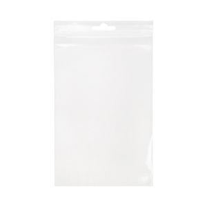 ZE57 2 Mil Crystal Clear Zip Bags – 5” x 7” (Euro Hang Hole)