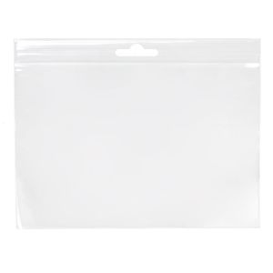ZE64 2 Mil Crystal Clear Zip Bags – 6” x 4” (Euro Hang Hole)