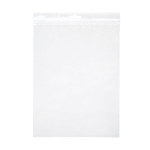 ZE68 2 Mil Crystal Clear Zip Bags – 6” x 8” (Euro Hang Hole)