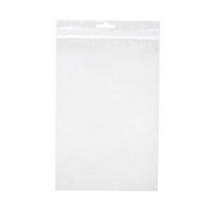 ZE69 2 Mil Crystal Clear Zip Bags – 6” x 9” (Euro Hang Hole)