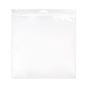 ZE88V 2 Mil Crystal Clear Zip Bags – 8” x 8” (Euro Hang Hole - With Vent Hole)