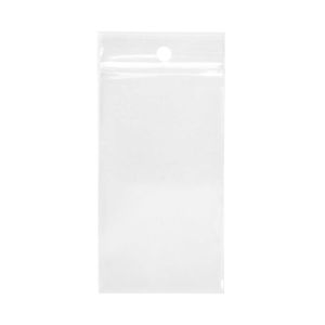 ZR23 2 Mil Crystal Clear Zip Bags – 2” x 3” (Round Hang Hole)