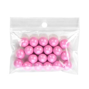 ZR32 2 Mil Crystal Clear Zip Bags – 3” x 2” (Round Hang Hole)