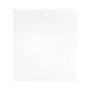 ZR64 2 Mil Crystal Clear Zip Bags – 6” x 4” (Round Hang Hole)