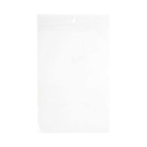 ZR79V 2 Mil Crystal Clear Zip Bags – 7” x 9” (Round Hang Hole - With Vent Hole)