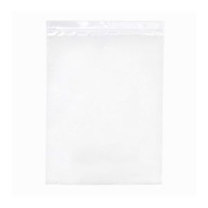 ZR810V 2 Mil Crystal Clear Zip Bags – 8” x 10” (Round Hang Hole - With Vent Hole)