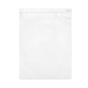 ZR812 2 Mil Crystal Clear Zip Bags – 8” x 12” (Round Hang Hole)