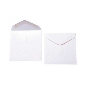 E1E0 White Premium Vellum Envelope – 2 7/8” x 2 7/8”