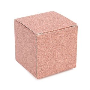 FB1RG Rose Gold Glitter Folding Box - 2