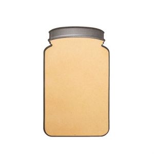 SP7K Kraft Mason Jar Shaped Pouch - 6