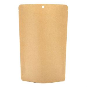 SUPEK7 Kraft Eco Stand Up Pouch without Zipper - 5 7/8