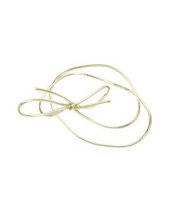 14MG Metallic Gold Elastic Stretch Loop - 14"