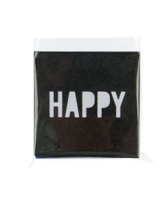B33NF Crystal Clear No Flap Bags – 3 5/16” x 3 ¼”