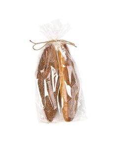BGB7 Eco Clear Gusset Bag -   6" x 3 1/4" x 13 1/2"