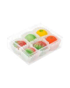 CNDY172 Chocolate & Truffle Box Set w/Insert (Holds 4 Standard Chocolates) – 2 5/8” x 3 9/16” x 1”