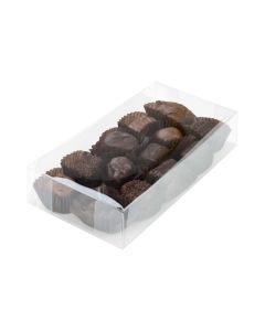 CNDY193 Chocolate & Truffle Box Set w/Insert (Holds 10 Truffles) – 4 ¼” x 8 ½” x 1 5/8”