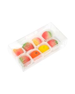CNDY230 Chocolate & Truffle Box Set w/Insert (Holds 8 Standard Chocolates) – 2 ¾” x 5 ½” x 1 7/16”