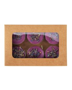 CNDYR275 Round-shaped Kraft Artisan Candy Box Set (Holds 6) – 2 3/4" x 4 1/16" x 13/16"