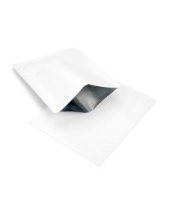 CRB3W Single Use Child Resistant Bag Matte White - 4" x 5"