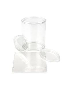 CTES36 Crystal Clear Tube Kit – Eye Shaped – 4 5/8” x 3 1/16” x 6 1/16”