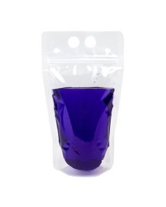 DP1 Clear Drinking Pouch - 5 1/16" x 1 9/16" x 9"