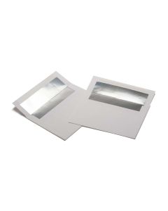 E399 Silver Foil Lined Vellum Envelope - A2 - 4 3/8" x 5 3/4"