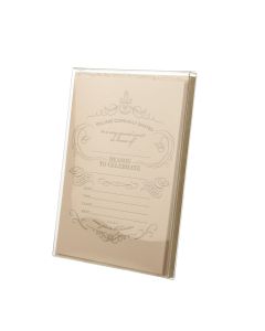 FB4 Crystal Clear Boxes – 5 3/8” x 7 3/8” x ½”