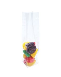 FGPBH11 Heat-Sealable Flat Bottom Gusset Bag with Paper Insert – 2" x 2" x 8 1/4"