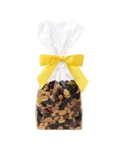 FGPBH15 Heat-Sealable Flat Bottom Gusset Bag with Paper Insert – 3 1/2" x 2 1/4" x 9 3/4"