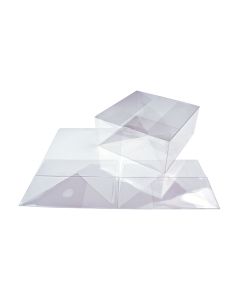 FPLB175 Crystal Clear Pop-N-Lock Boxes – 9” x 9” x 4”