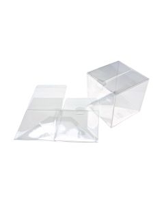 FPLB56 Crystal Clear Pop-N-Lock Boxes – 4” x 4” x 4”