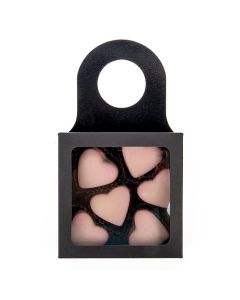 FS356B Hanging Black Wine Bottle Box - 3 5/8"  x 3 5/8" x 1 1/8"