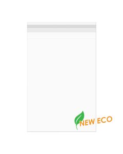 GC11 Premium Eco Clear Flap Seal Bags – 11 7/16” x 14 ¼”