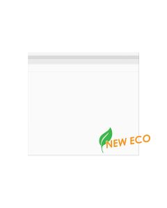 GC118 Premium Eco Clear Flap Seal Bags – 11 7/16” x 8 ¾”