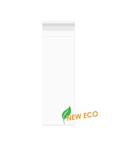 GCM2 Premium Eco Clear Flap Seal Bags – 2 ¾” x 8 ½”