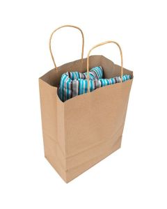 GMB5 Kraft Paper Merchandise Handle Bags - 8 1/4" x 4 5/16" x 10 5/8"