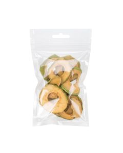 HZB46 Clear Zip Top Hanging  Bag – 4” x 6”