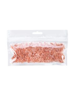HZB73 Clear Zip Top Hanging  Bag – 7” x 3”