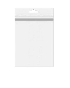 J7T Crystal Clear Jewellery Hang Bags Top Loading – 2” x 3” (Top Loading)
