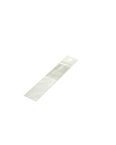 J8T Crystal Clear Jewellery Hang Bags Top Loading – 1” x 4” (Top Loading)