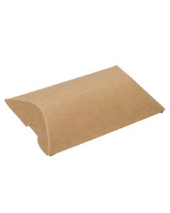 KPB100-Kraft Pillow Box - 2 1/2" x 4" x 7/8"