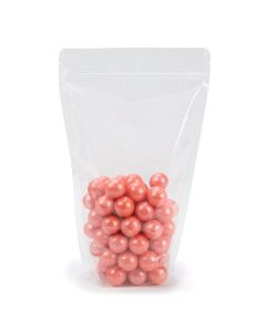 KZBG4 Clear Stand Up Zipper Pouch with K-Seal Bottom - 6 3/4" x 3 1/2" x 11 1/4"