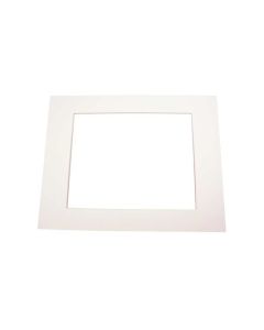 MS20075 11" x 14"  Import Decorative Single Mat Ivory 8 1/8" x 10 5/8" Opening