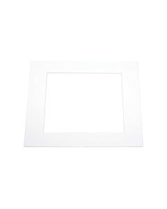 MS20124 20" x 24"  Import Decorative Single Mat Bright White - 15 5/8" x 19 5/8" Opening